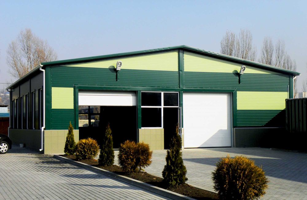 Металлоконструкция Дом из металлических сэндвич панелей