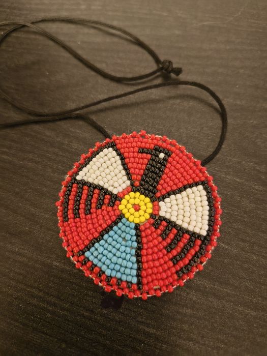 Medalion handmade amerindian Thunderbird