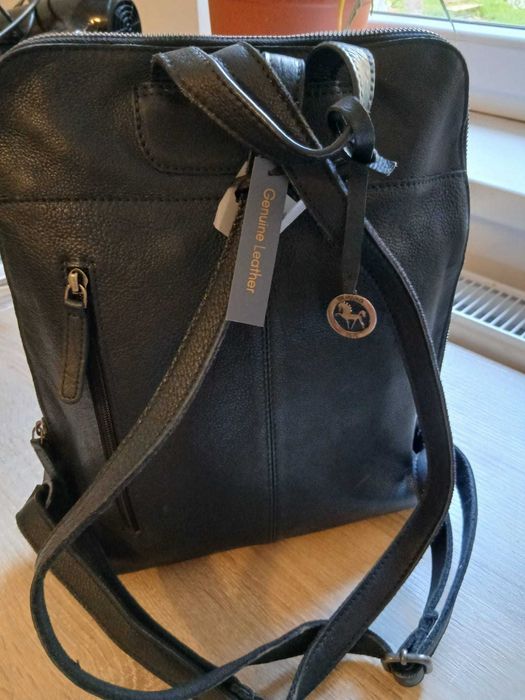 Rucsac piele nou bleumarin