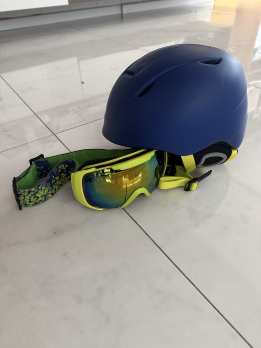 Комплект от детски каска и очила за ски / Crivit / 52-55см