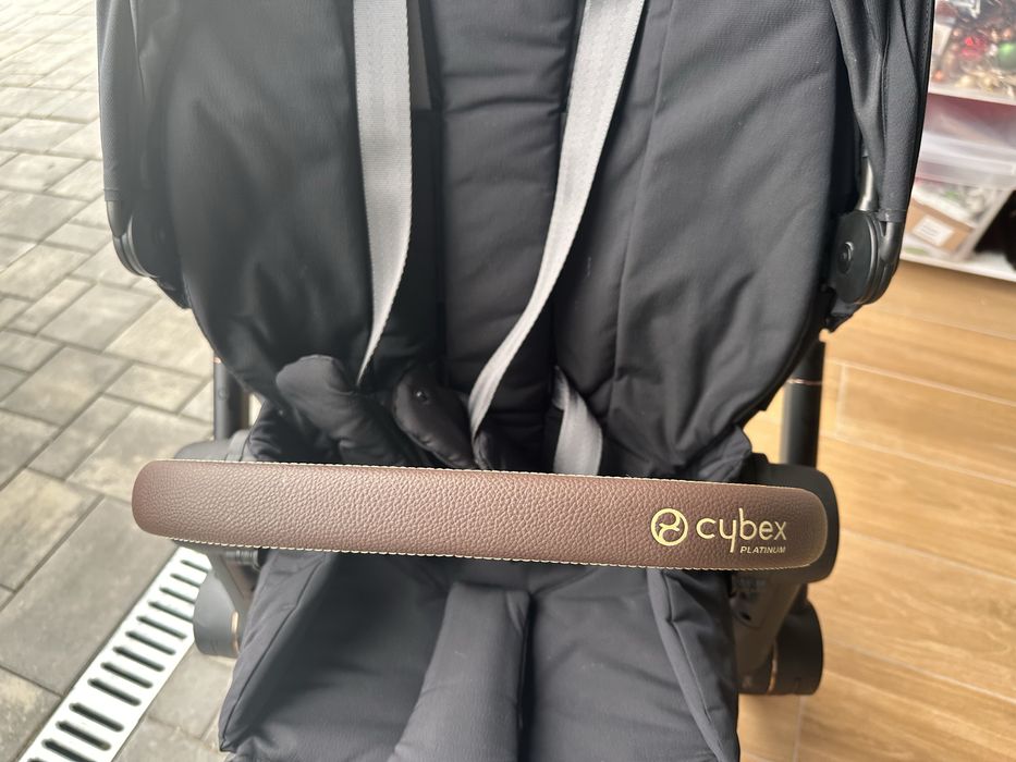 Cybex Platinum Priam 4 – Cadru Rose Gold/Brown + Scaun Sepia Black