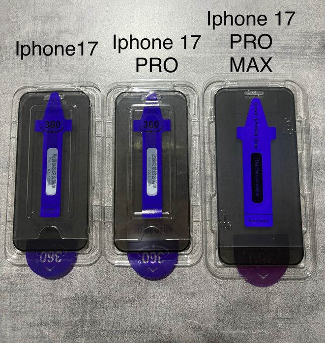 Folie privacy iphone 17/17PRO/17PROMAX