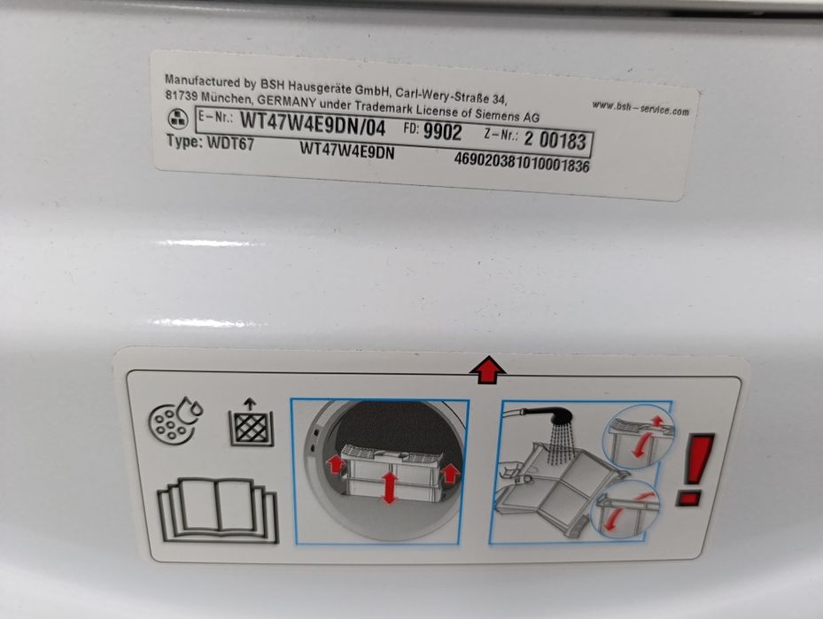 Сушилня Siemens IQ 500 Термопомпа