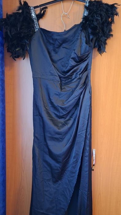 Rochie de seară lungă SHEIN Belle, Nouă cu etichetă, mărimea M (38).