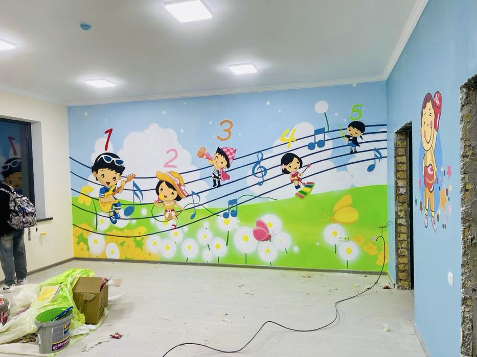 Devorlarga Rasm chizamiz