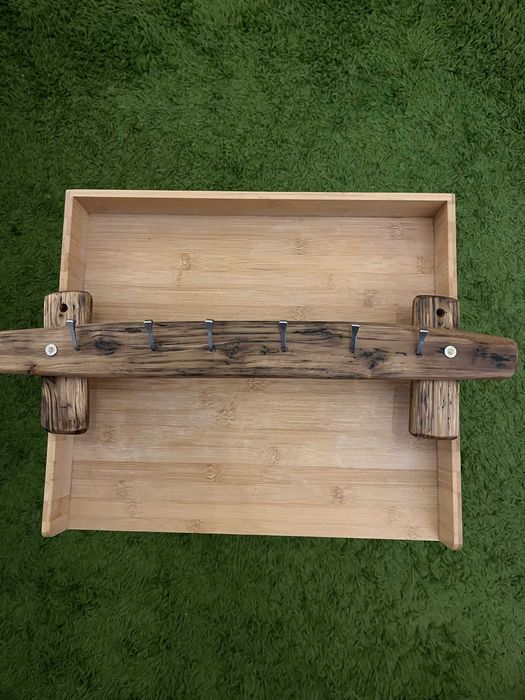 Handmade закачалка от старо дъбово буре.