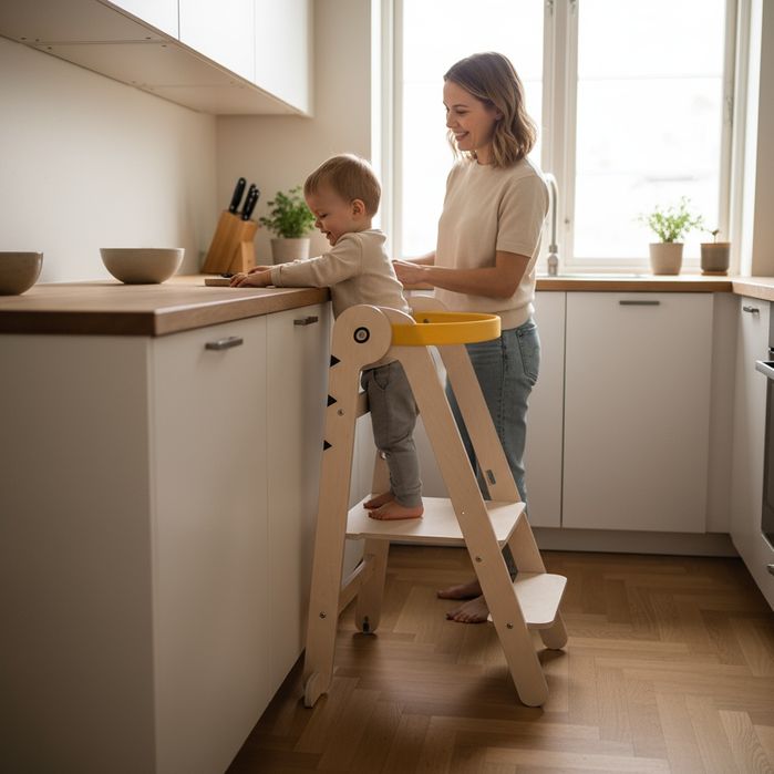 Сгъваема Учебна Кула Fold Монтесори