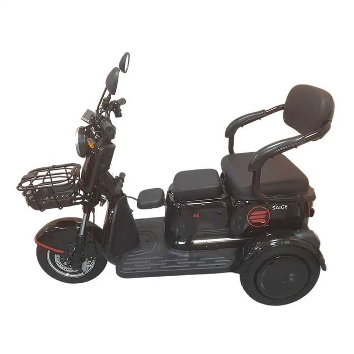 Електрическа триколка А2-М19 триместна - Батерия: 60v/ 20Ah