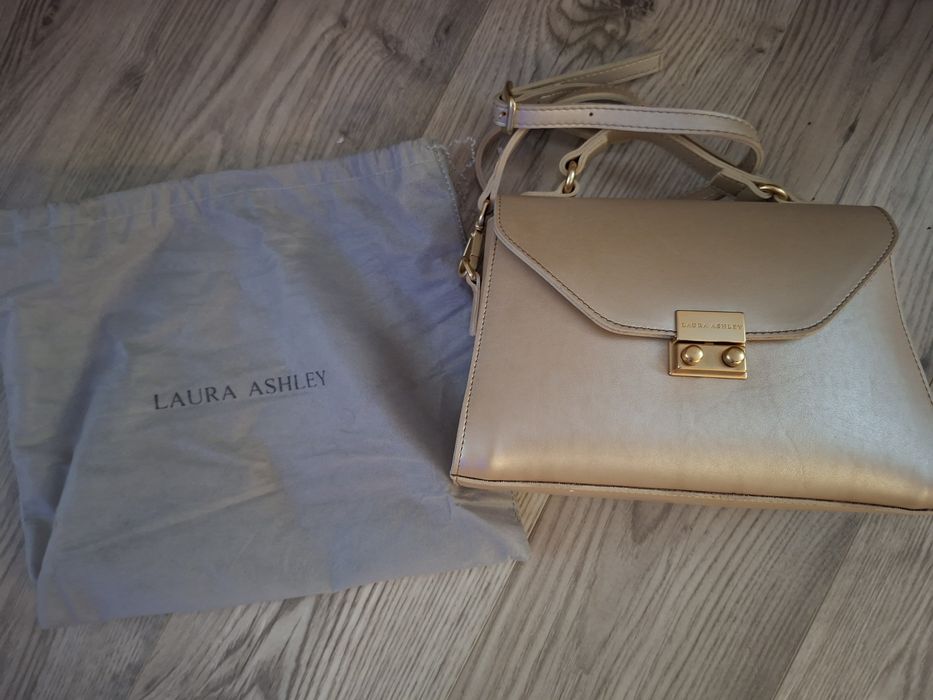 Чанта Laura Ashley златиста