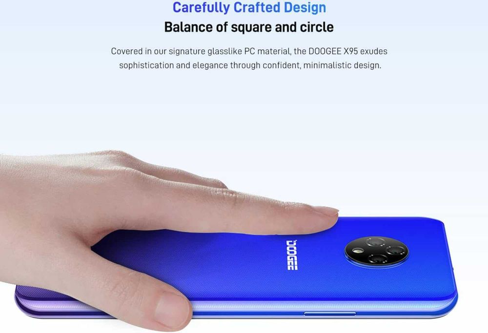 Смартфон DOOGEE X95 - Голям екран и батерия (Чисто нов)