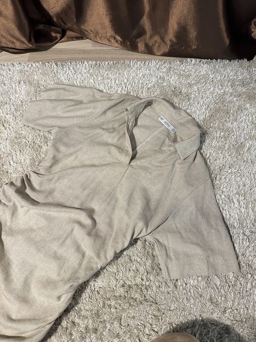 Бежова лятна къса рокля