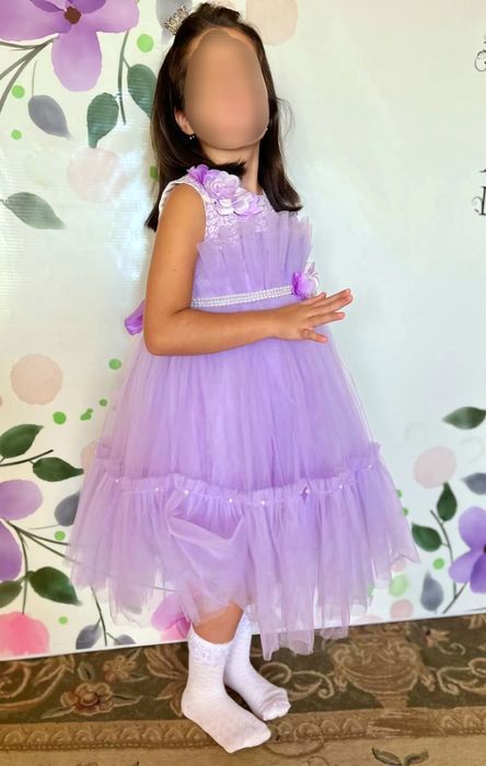 Пышное детское платье