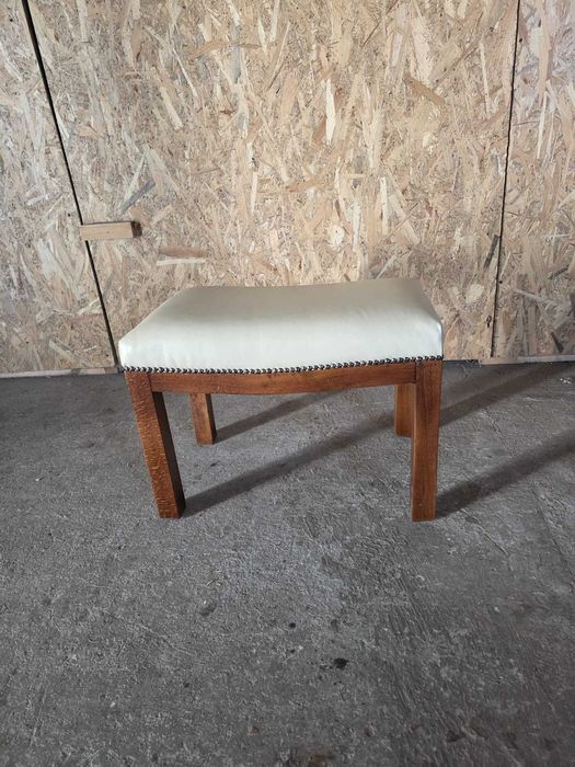 Set de Colecție Recondiționat: Banchetă, 2 Scaune și Taburet – Stil Secession/Art Nouveau