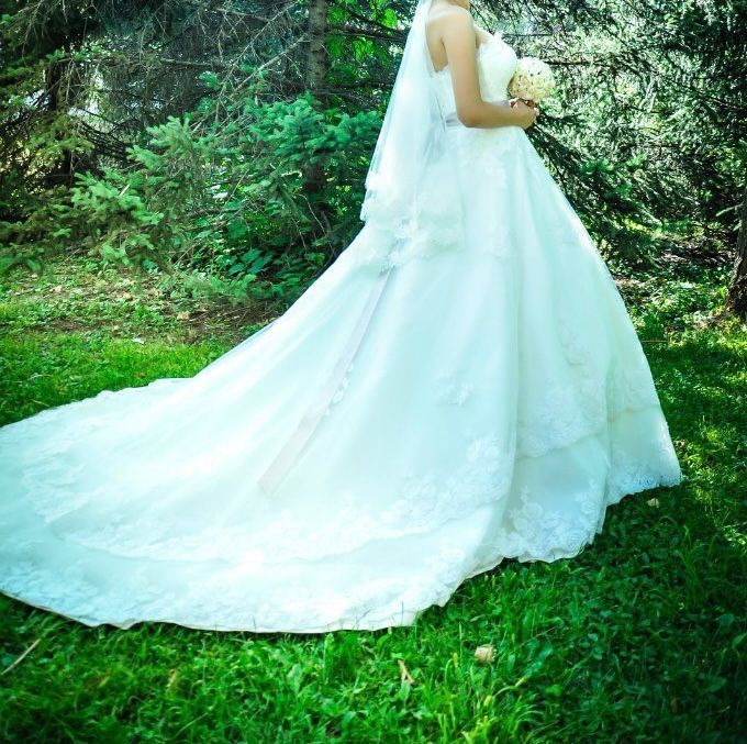 Свадебное платье шикарное