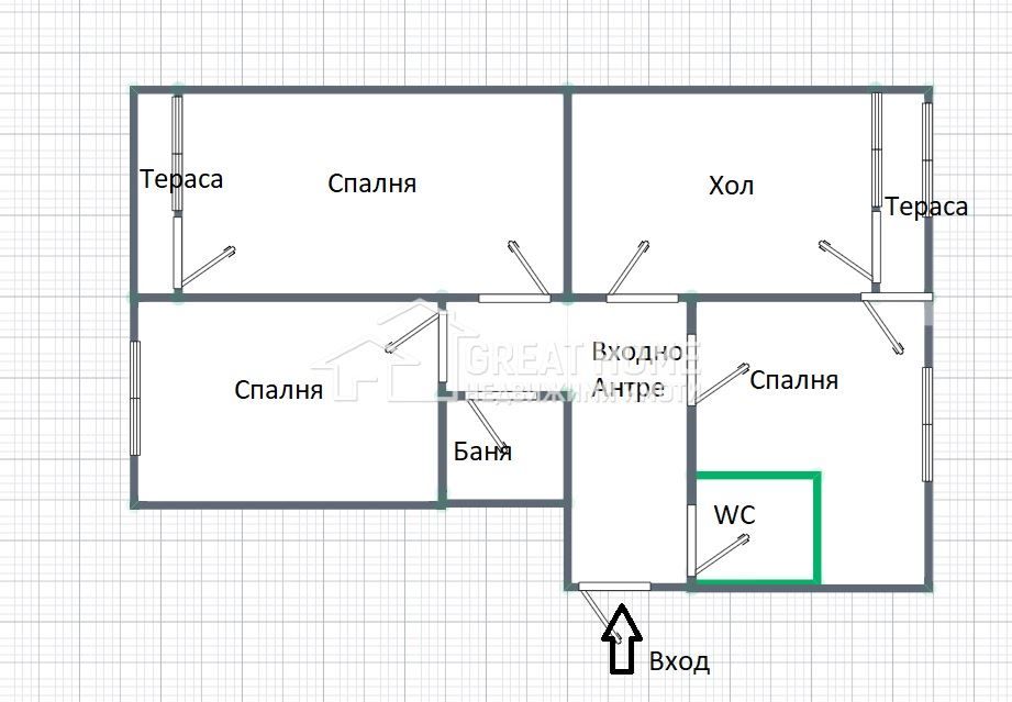 Център ! Втори Етаж ! Четиристаен !