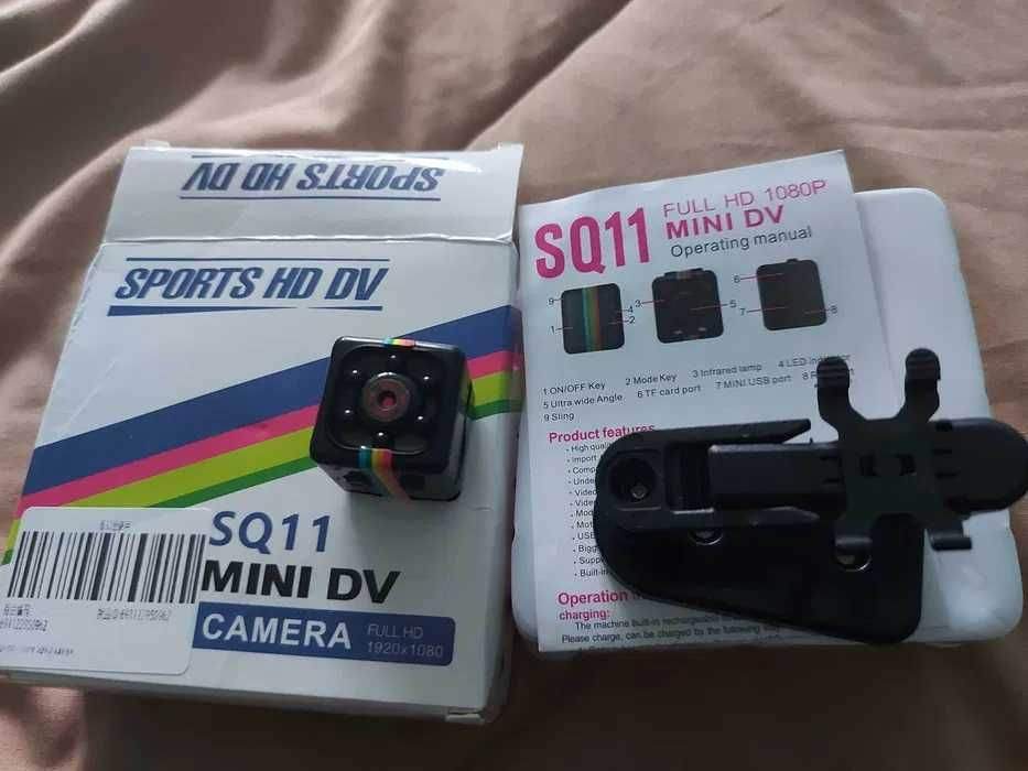 Малка камера DVR с нощно виждане и сензор за движение, Шпионска камера