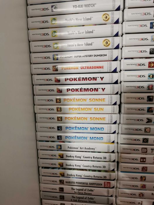 Vand/Schimb Colectie Lot 138 de jocuri (din 351) Nintendo 3DS ORIGINALE LA CUTIE in valoare de 4300 euro sau SCHIMB CU DIVERSE PRODUSE sau AUTO