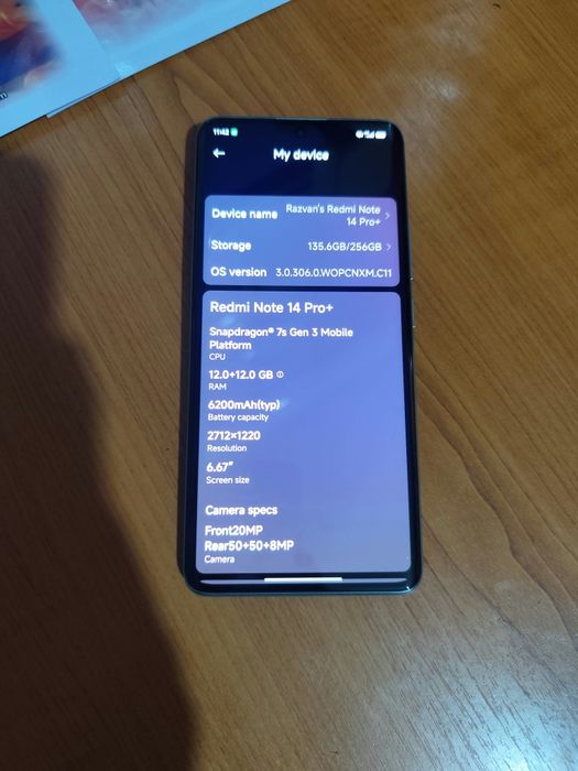 Xiaomi redmi note 14 pro plus