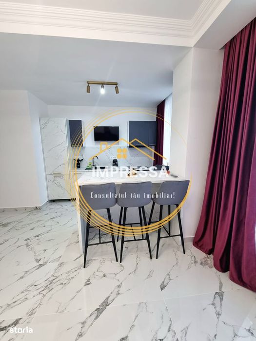 Se inchiriaza apartament 2 camere mobilat si utilat complet 400e