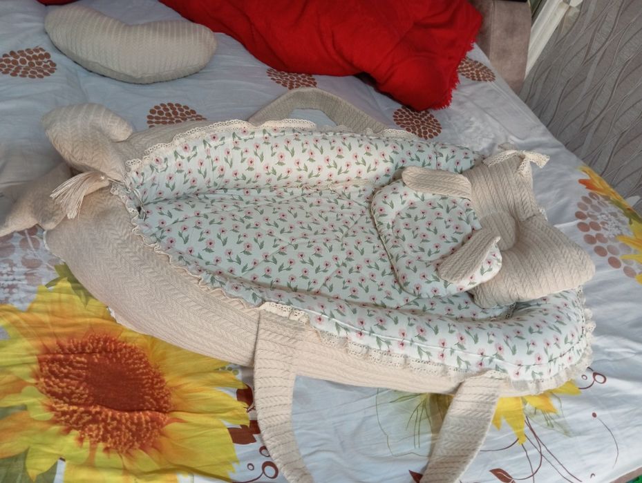 Детская  мини кроватка (гнёздышко) для новорожденных