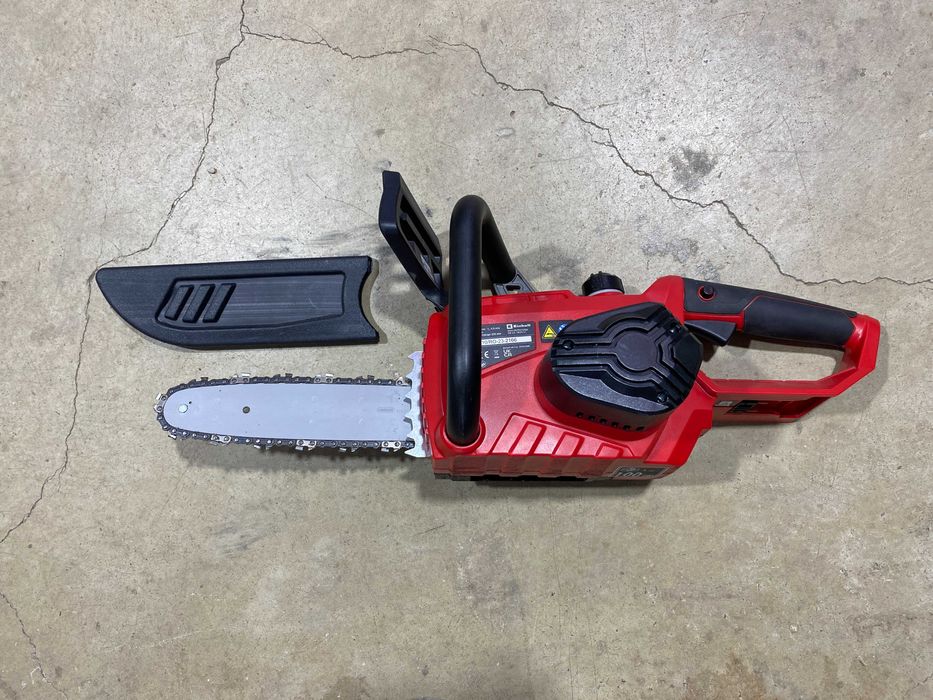 Drujba (fierastrau electric) cu lant pe acumulator Einhell PXC GE-LC 18 Li Solo, 18 V, lama Oregon 25 cm