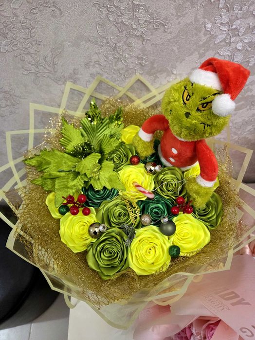 Buchete de trandafiri din satin/sapun