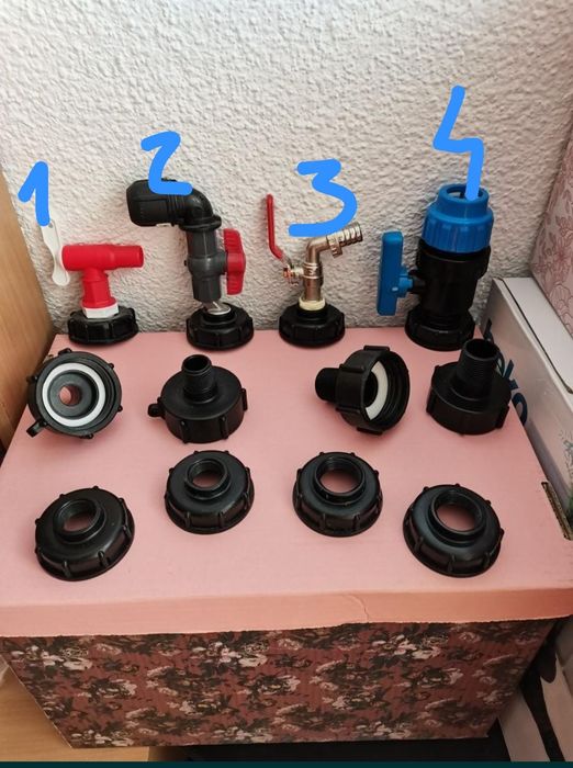 Reductie,robinet ibc,cuplă Bazin 1000Litri