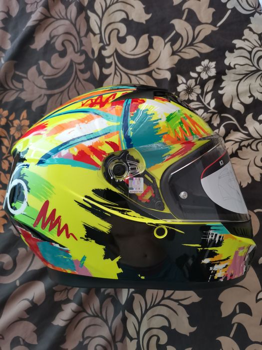 Каска за мотор AGV K3 Rossi Mugello Winter test 2019