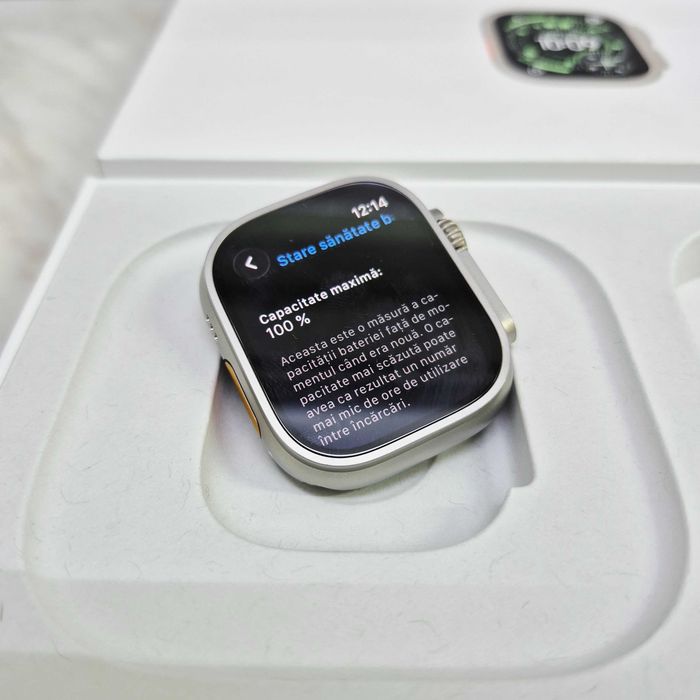 Apple Watch Ultra 3 GPS + Cellular 49mm Titanium M/L Garantie Zeus Amanet Militari 36471