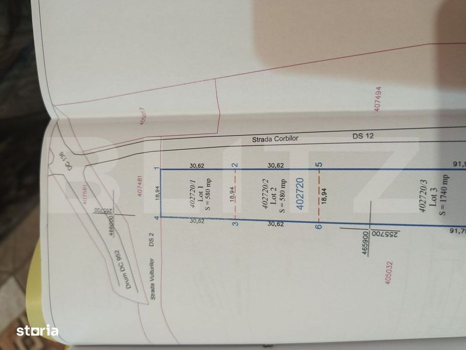 Teren intravilan de vanzare, 580 mp - Herendesti