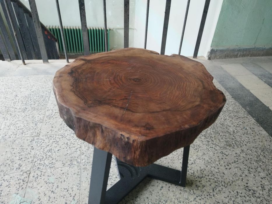 Кафе масички от шайба на орех 6