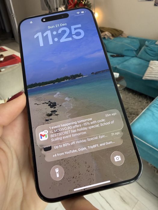 Iphone 15 pro max 512GB Blue Titanium - има още 2 месеца гаранция