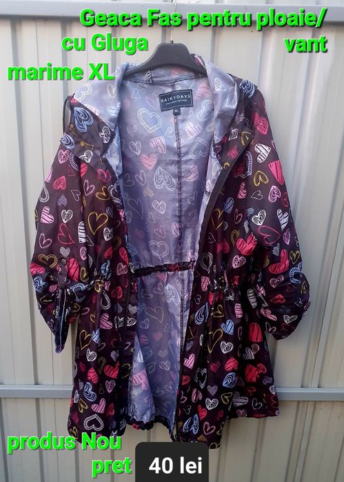 Geaca fas dama cu gluga
