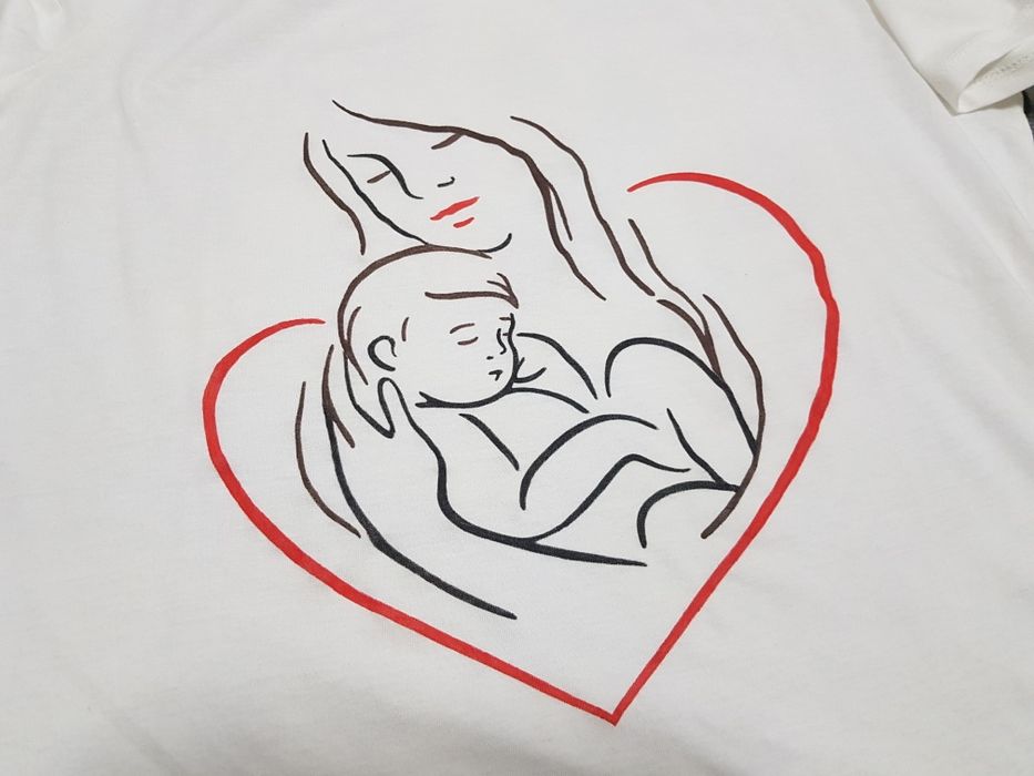 Tricou pictat pe comandă (maternitate/familie/gravidute)