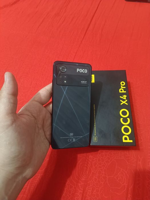 Xiaomi Poco X4 Pro 5G 12/128GB Black Igravoy Karobka Holati Ideal Zor