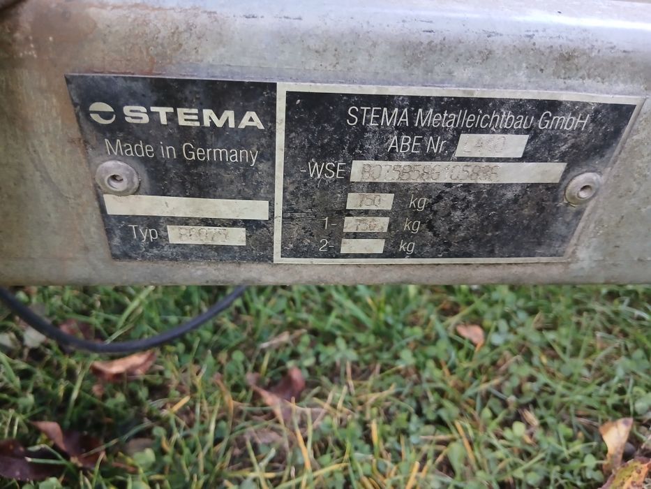 Remorca Stema 750kg 2008