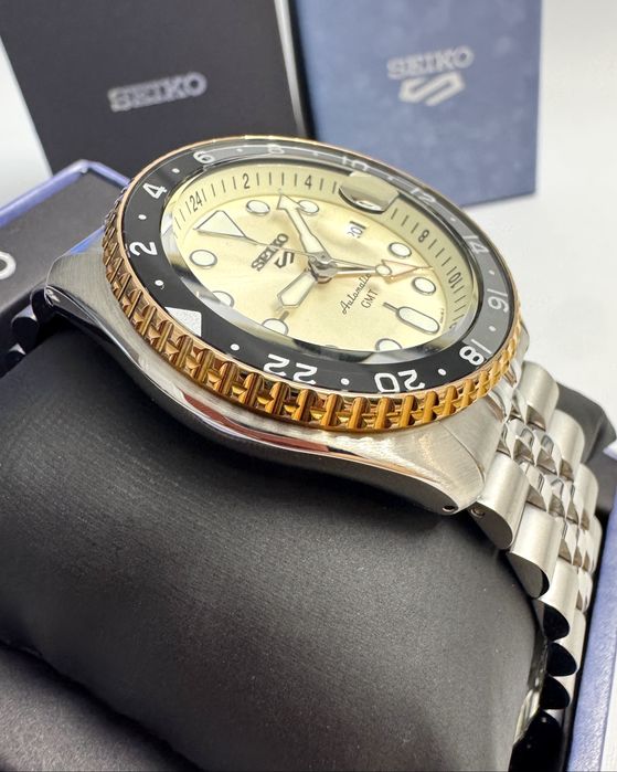 Seiko 5 Sports GMT SSK046K1 - nou, în cutie