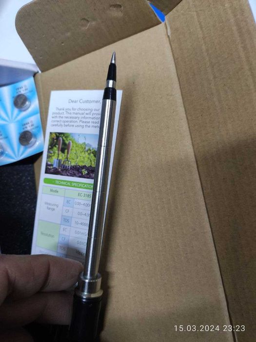 EC метр 3185 Кондуктометр | солемер для почвы и питательных растворов