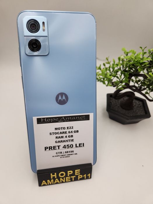 Hope Amanet P11-Moto E22/ 64-4gb/ Garantie