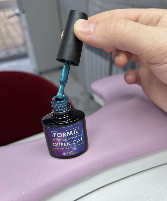 Гель лак кошачий глаз