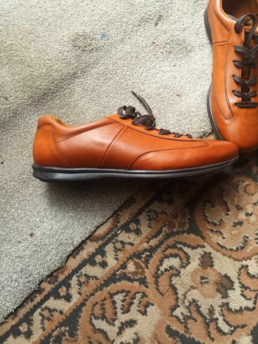 Pantofi sport din piele naturala Charles Tyrwhitt