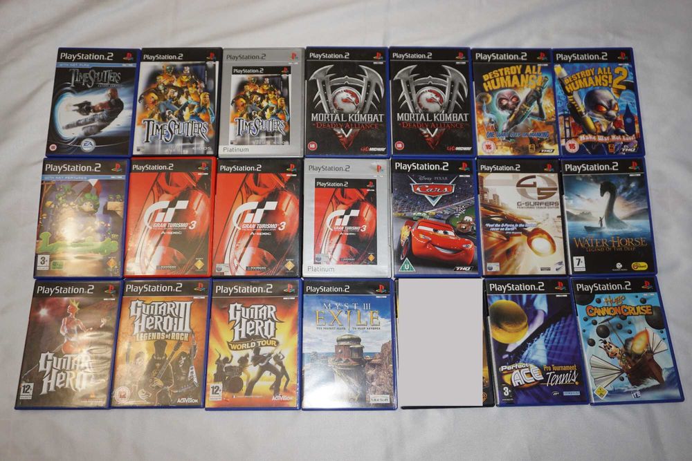 Лот от 254 игри за PS2 God Of War 2/Okami/Crash/GTA San Andreas/