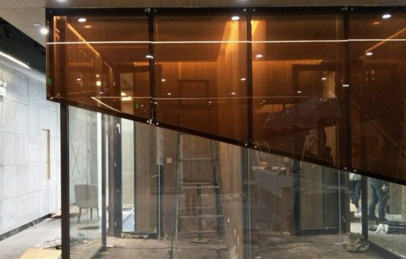 Смарт плёнка переменной прозрачности белая, серая,темно серая, черная.