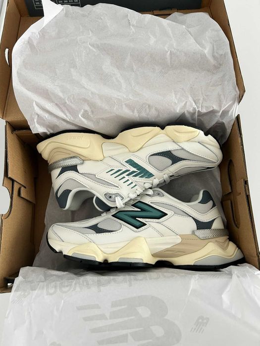 New balance 9060 EU 38 23.5 cm Alb - Gri - Verde - nepurtati la cutie