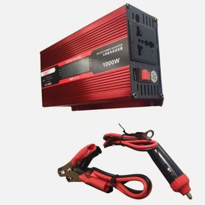 !!!БЕЗПЛАТНА ДОСТАВКА!!! Инвертор с дисплей, 1000W, Червен
