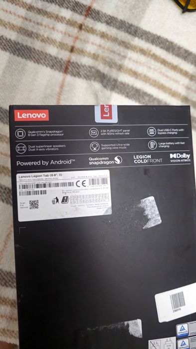 Tableta Lenovo Legion Tab, Octa-Core , 8.8"