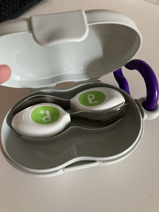 Комплект от 5 чинии на Bamboo Bamboo и прибори за хранене Doddl