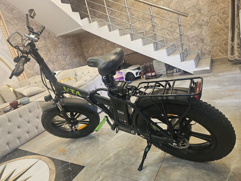 vând urgent bicicleta electrica 25 mil rulați 10 km