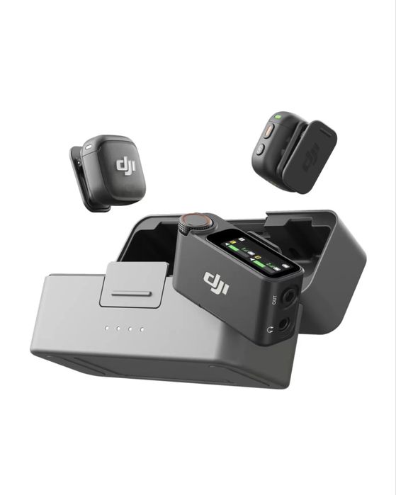 Микрофон DJI DJI Mic 3 2 TX + 1 RX + Charging Case Черный
