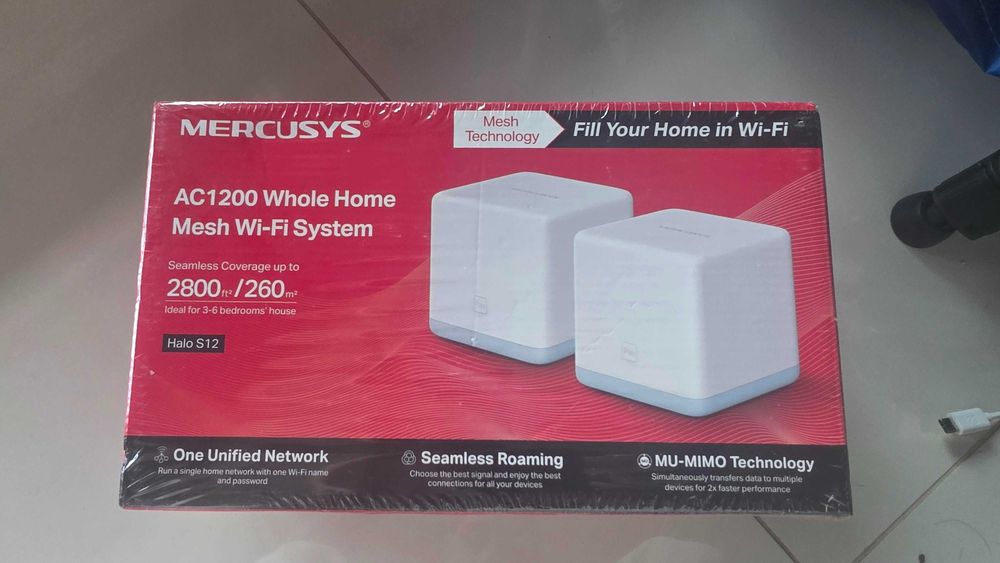 antene wifi Mercusys Halo S12 AC1200 Mesh Wi-Fi